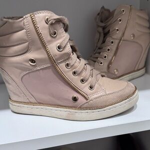 Aldo Blush Wedge Sneakers